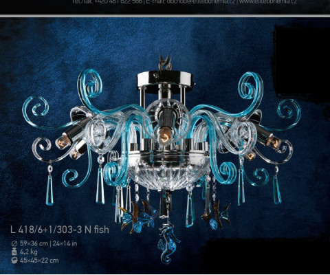 Kristall Leuchte Lampen Deckenlampe Kronleuchter Leuchte Bohemia