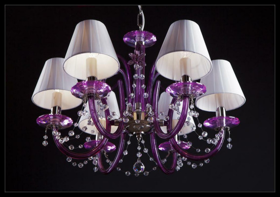 Pendelleuchte Deckenleuchte Deckenstrahler Spot Kronleuchter Bohemia Ampelschirm