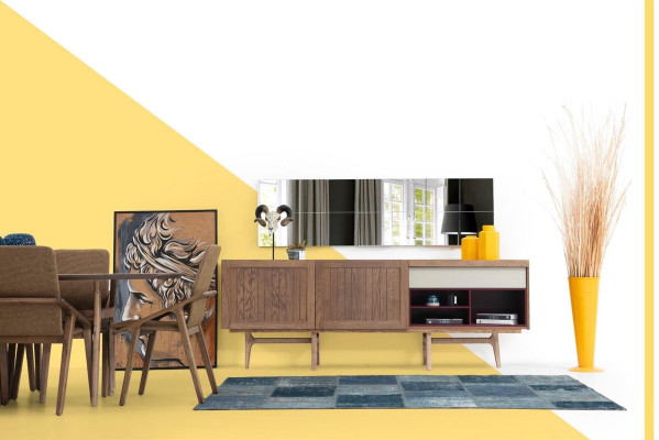 Sideboard Kommode Anrichte Holz Modern Braun Wohnzimmer Kommoden
