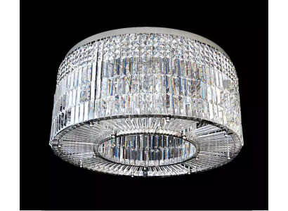 Kronleuchter Modern Designer 16 Licht Anhänger Chrome Wohnzimmer Kristall