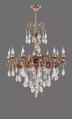 Deckenleuchter Luxus Gold Kronleuchter Deckenlampe Lüster Kristall Lampe