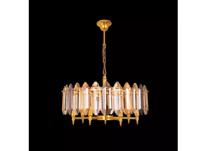 Kronleuchter Gold Deckenlampe Lampe Leuchte Goldene Hängelampe 60x75cm