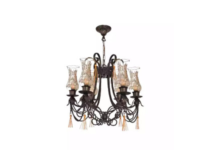 Schloss Deckenleuchter Luxus Lüster Kronleuchter Deckenlampe Glas Lampe