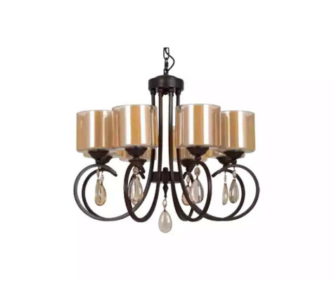 Deckenlampe Wohnzimmer Deckenleuchten Lichtschirm Luster Glas Luxus