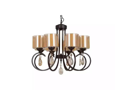Deckenlampe Wohnzimmer Deckenleuchten Lichtschirm Luster Glas Luxus