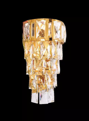Wandleuchte Wandlampe Wandleuchten Lüster Wand Lampen Kristall Gold