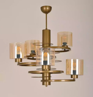 Deckenlampe Hänge Lüster Luxus Beleuchtung Wohnzimmer neu Crystal