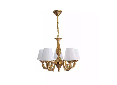 Lüster Kronleuchter Deckenleuchter Deckenlampe Lampen Zink Gold Art