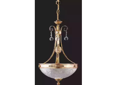 Lampe Deckenlampe Lüster Deckenleuchter Kronleuchter Glas Gold Grau