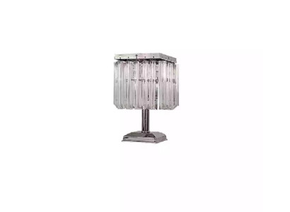 Tischlampe Tischleuchte Lampe Leuchten Silber Lampen Tisch Kristall