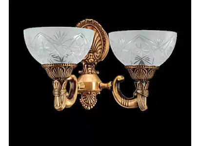 Wandlampe Wandleuchten Art Wandleuchte Lüster Wand Lampen Gold Glas