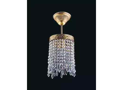 Lampe Deckenleuchter Kronleuchter Gold Deckenlampe Lüster Kristall