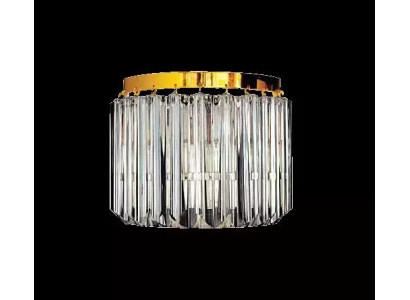 Lüster Deckenleuchter Luxus Gold Kronleuchter Deckenlampe Kristall Art