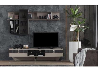 Exklusives Sideboard Modernes Regal TV-Ständer Holz Lowboard Möbel Neu