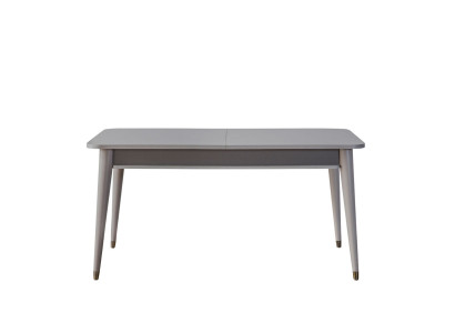 Grauer Esstisch Designer Esszimmer Möbel Ausziehbarer Holz Tisch Neu