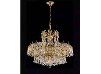 Luxus Deckenleuchte Hotel Lampe Große Deckenleuchte 75x120cm Kronleuchter