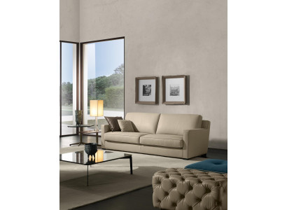 Design Textil 3 Sitzer Grau Couch Elegant Sofa Polsterung Prianera Wohnzimmer