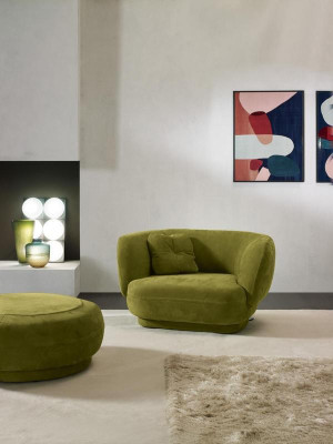 Sessel Sitz Grün Prianera Design Wohnzimmer Polster Einsitzer Möbel Luxus Stil