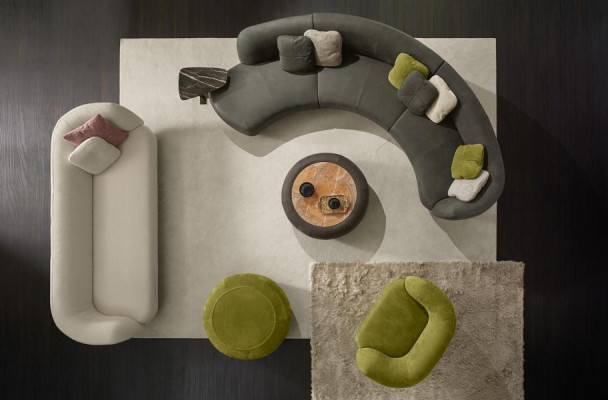 Sessel Sitz Grün Prianera Design Wohnzimmer Polster Einsitzer Möbel Luxus Stil