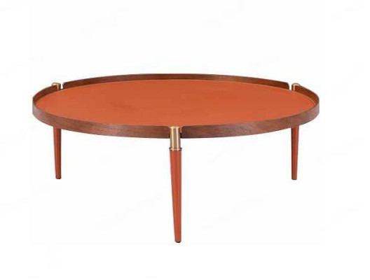 Couchtisch Wohnzimmer Möbel Luxus Modern Design Tisch Orange Couchtische