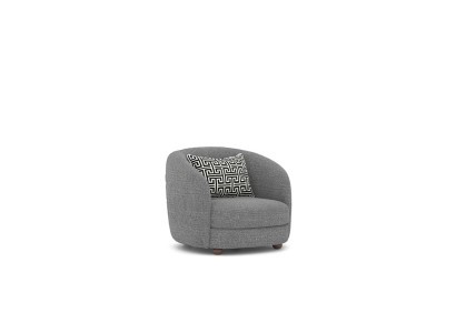 Modern Möbel Sessel Polstersitz Designer Einrichtung Polstermöbel Textil Neu