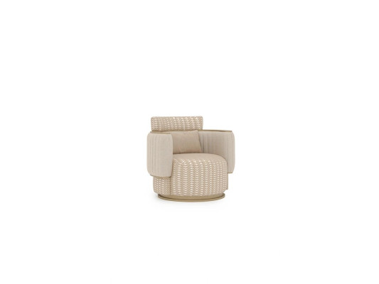 Beige Sessel Wohnzimmer Luxus Polstermöbel Design Modern Einrichtung Neu