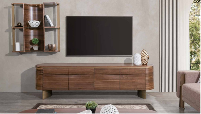 Designer Modern Möbel Wand Regale TV-Ständer Wandschrank Hänge Schrank Holzmöbel 