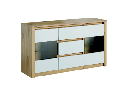 Wohnzimmer Regal Holz Luxus Möbel Designer Sideboard Anrichte Board Schrank Neu