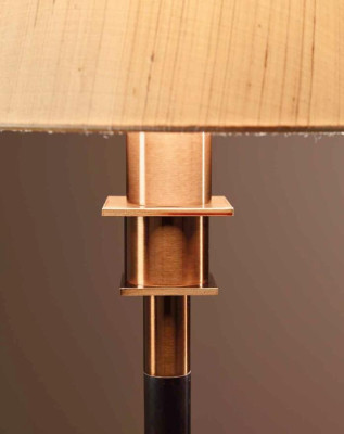 Tischleuchte Wohnzimmer Tischlampe Schlafzimmer Nachttisch Lampe Metall neu