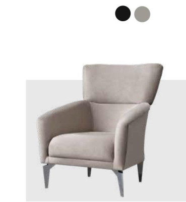 Bequemer Polstersessel Luxussessel Moderner Stil Farbe Schwarz Für Wohnzimmer