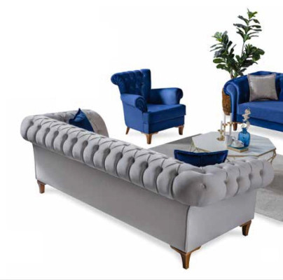 Wohnzimmer Luxus Sessel Einsitzer Moderner Cocktailsessel Polstermöbel