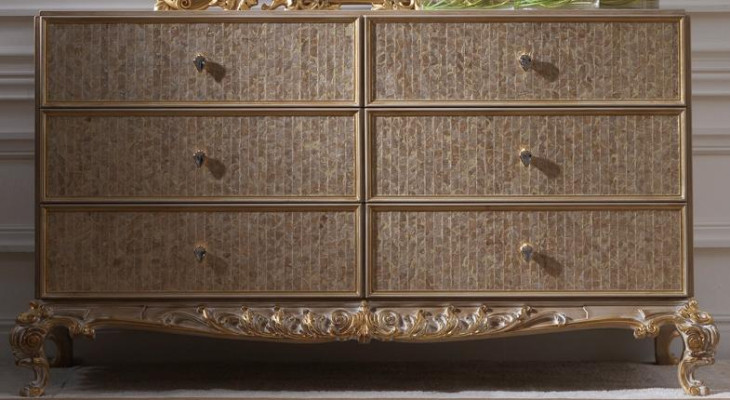 Kommode Wohnzimmer Kommoden Schubladen Holz Sideboard Schrank Schränke Massiv