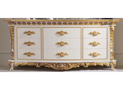Kommode Wohnzimmer Kommoden Schubladen Holz Sideboard Schrank Schränke Massiv