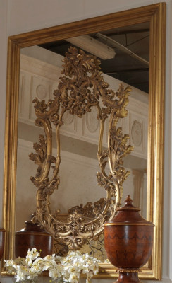 Luxus Spiegel Barock Rokoko Wandspiegel Italienische Möbel Spieglein