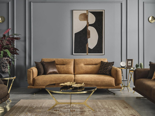 Wohnzimmer Sofagarnitur 431 Sitzer Sofa Couch Polster Garnitur Sofas