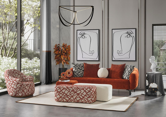 Sofa 3 Sitzer Wohnzimmer Design Sofas Polster Design Modern Möbel Neu