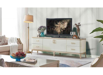 tv Schrank Lowboard Möbel Schränke Wohnzimmer Sideboard Weiß Kommode Sideboards