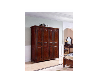 Kleiderschrank Schlafzimmer Holz Schrank Stil Schränke Möbel Barock