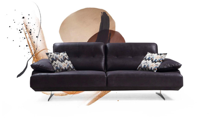 Dreibettsofa Sofa 3 Sitzer Dreisitzer Sofas Luxus Gepolsterte Couch Modern Neu