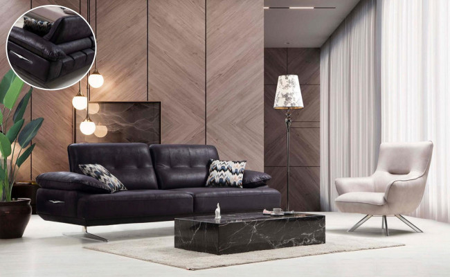 Dreibettsofa Sofa 3 Sitzer Dreisitzer Sofas Luxus Gepolsterte Couch Modern Neu