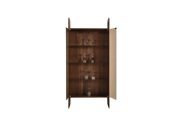 Modern Wohnzimmer Set 4tlg. Bücherschrank TV Lowboard TV Rahmen Vitrine