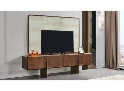 Luxuriös Wohnzimmer Set Besteht ausTV Lowboard und TV Rahmen 2tlg. neu
