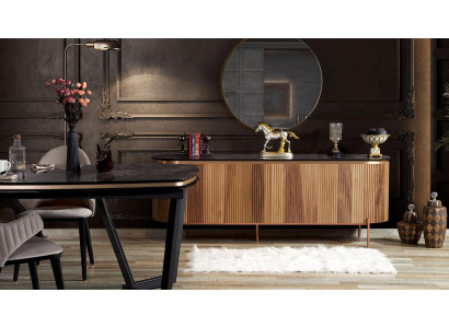 Stilvoll Esszimmer Set Besteht aus Anrichte und Spiegel Neuheit 2tlg.