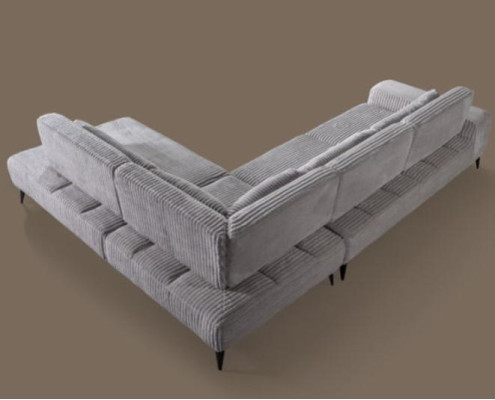  Stilvolles Ecksofa L-Form Luxus Wohhnzimmer Wohnlandschaft Sofas Couchen