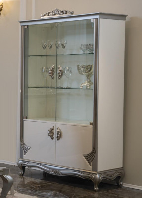 Esszimmer Set 9tlg Esstisch Stuhl Kommode Vitrine Spiegel Ess Tische Holz