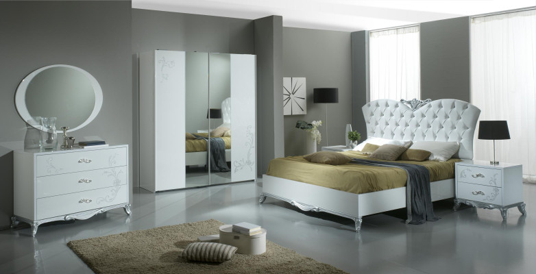Klassischer Modern Stil Kleiderschrank Schrank Holz Garderobe Schränke Hochglanz