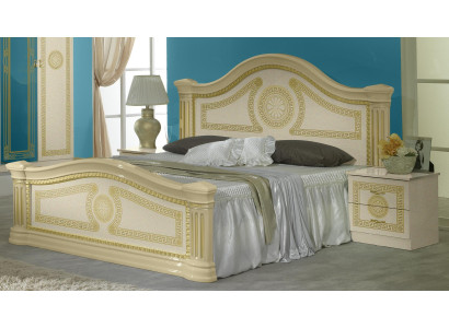 Design Schlafzimmer 3tlg. Set Bett Nachttisch Klassische Luxus Betten Set Möbel