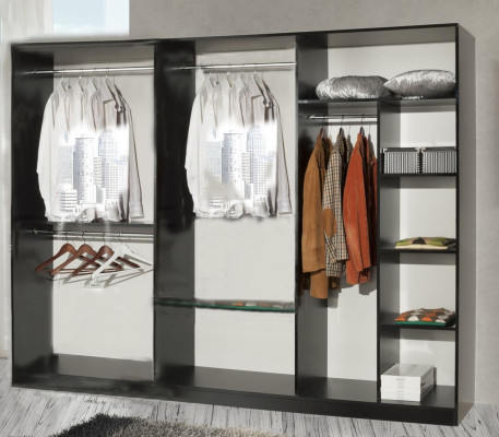 Klassischer Modern Stil Kleiderschrank Schrank Holz Garderobe Schränke Möbel Neu