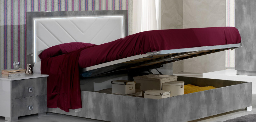 Design Schlafzimmer 3tlg. Bett 2x Nachttisch Klassischer Luxus Betten Set Möbel