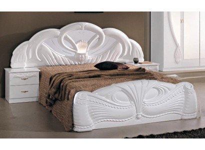 Klassisches Bett Barock Stil Doppel Holz Hotel Betten Schlafzimmer 180x200cm Neu